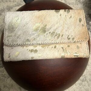 Mer-Sea Gold Splash Cowhide Belt Bag